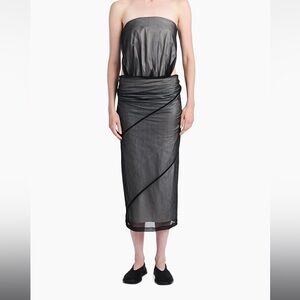 Proenza Schouler Gwen Strapless Cut-Out Midi-Dress